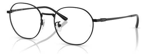 Óculos De Grau Ray Ban Performance em Titanium Preto Rx8778d 1244-52 Tamanho 52