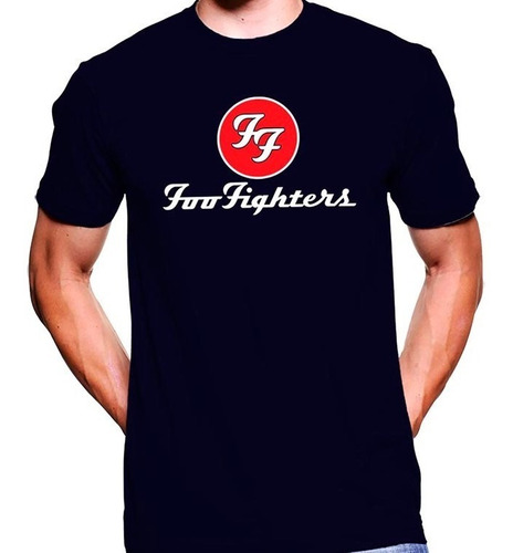 Camiseta Premium Dtg Rock Estampada Foo Fighters