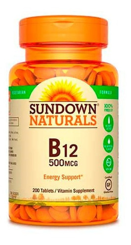 Sundown Naturals Vitamina B12 [200 Cap.]