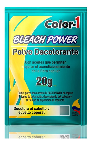 Polvo Decolorante 20gr Caja 24 - g a $188