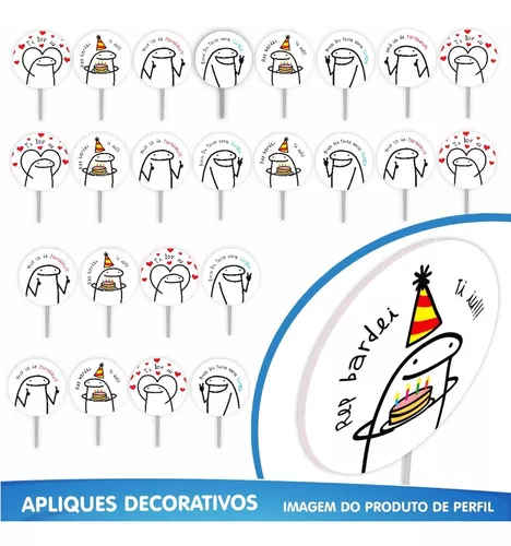 Kit Festa Fácil Flork Meme - Decoração De Aniversário