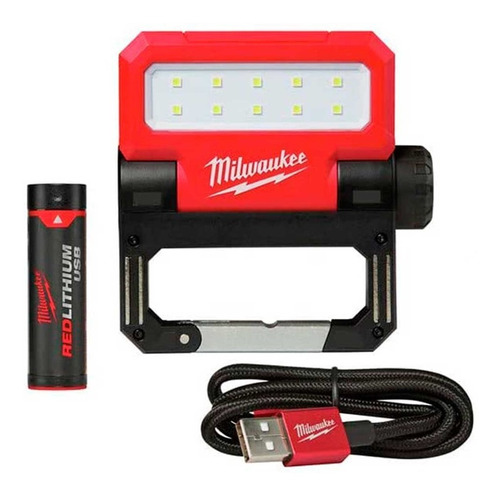 Milwaukee Rover 2114-21 Lámpara Led Reflector Recargable Usb