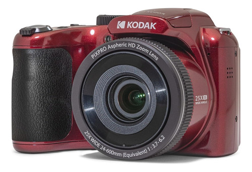 Camara Digital Kodak Pixpro Az255-rd 16mp, Zoom 25x, Roja
