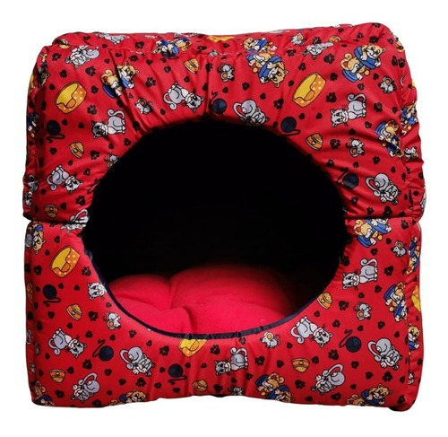 Cubo Multifuncion Casa/cama/sofa Espuma Poliuretano Mascotas