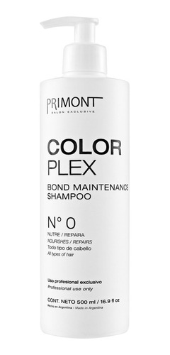 Primont Shampoo Nutritivo Nº0 X500ml Color Plex