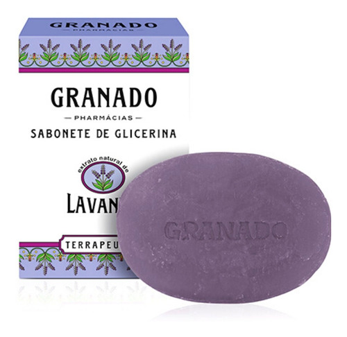 Sabonete Barra Lavanda Glicerina Terrapeutics Granado