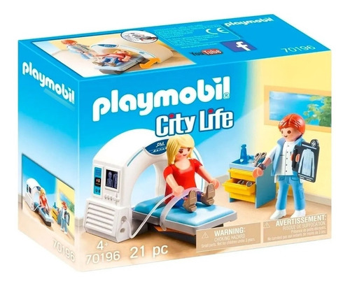 Playmobil City Life Sala De Radiografia 70196 Sharif Express