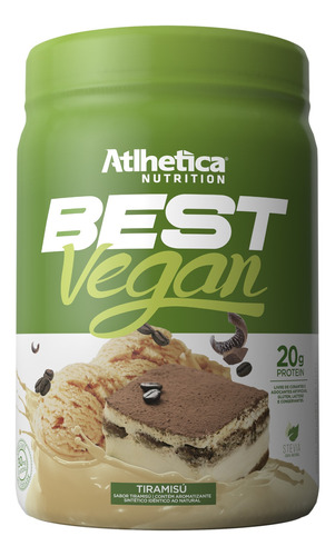 Atlhetica Nutrition Whey protein, Best Vegan Protein Tiramissu 500g