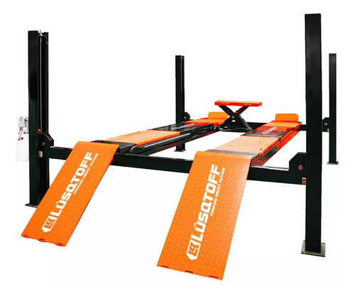 Elevador 4 Columnas Auto Camioneta 4t Lüsqtoff Taller Mecani