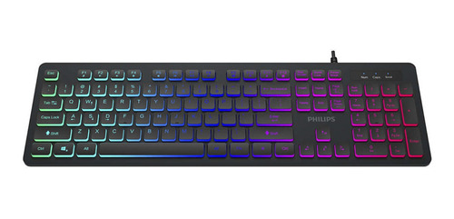 Teclado Gamer Philips Retroiluminado G264 Spk8264 - Nisha