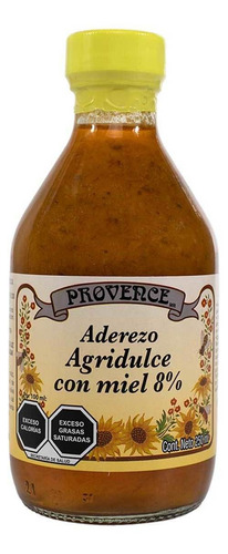 Aderezo Provence Agridulce Con Miel 250ml