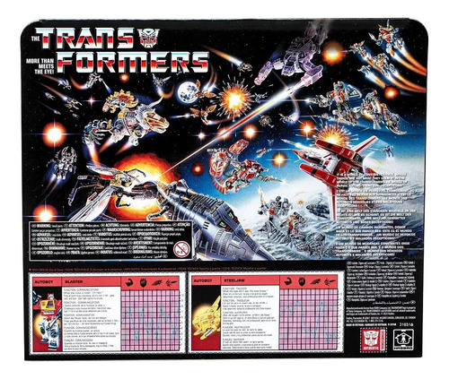 Transformers Retro 40 Aniversario Autobot Blaster & Steeljaw