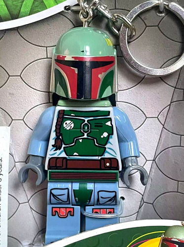 Boba Fett Lego Llavero Lampara Ledlite Star Wars Mandalorian (Usado)
