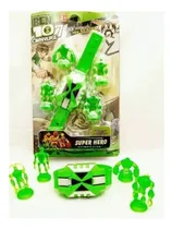 Comprar Reloj Ben 10 Omnitrix Luz Y Sonidos + 4 Muñecos 
