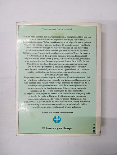 Cuadernos De La Cárcel Tomo 4 - Antonio Gramsci (Usado)