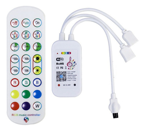 Controlador Tuya Wifi Rgb Para Tira De Luz Led 3528 2835 505