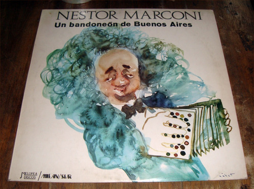 Nestor Marconi El Bandoneon De Buenos Aires Vinilo Lp Kktus