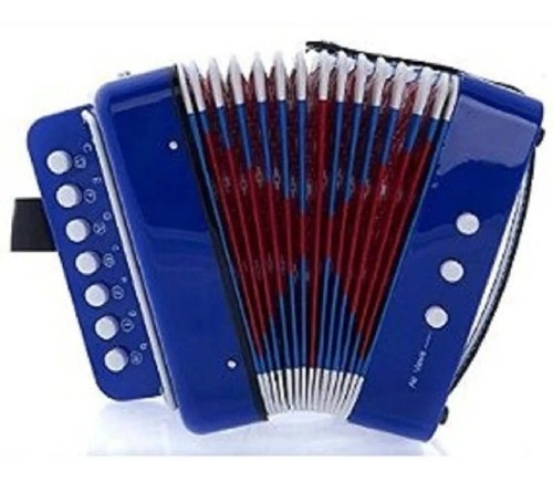 Acordeon Para Niño 7 Botones 2 Bajos. 