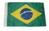 Bandeira Do Brasil Para Barco 35x22cm ,bandeira De Mastro