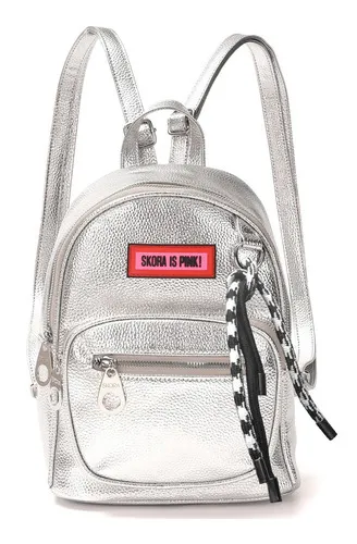 Mochila mujer plateada hotsell