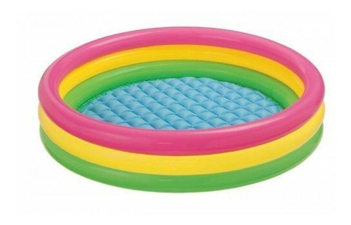 Pileta Inflable Redonda Infantil Sunset Glow 147x33 Cm Intex