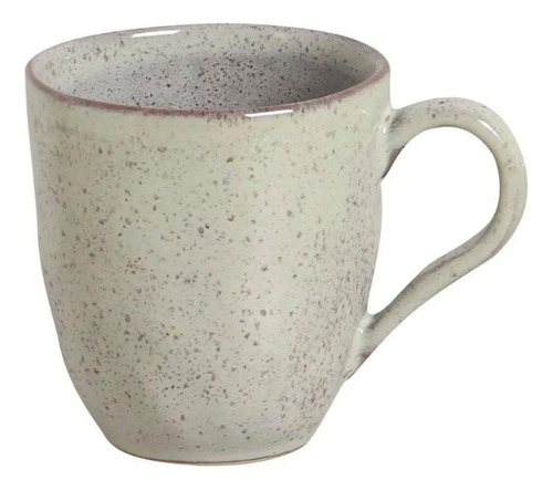 Caneca Cerâmica Stoneware Orgânico Pistache 250ml - 1 Unid. Cinza