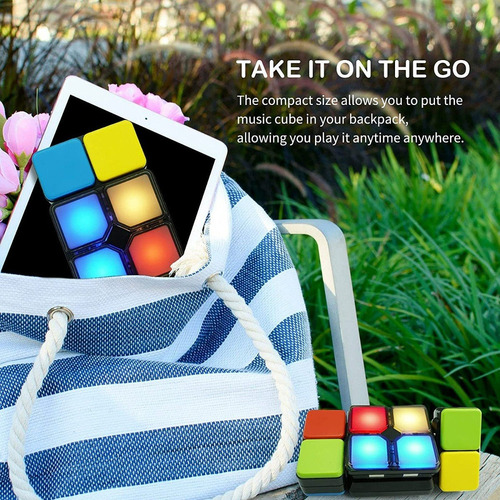 Changeable Colors Cube Juego Electrónico De Memoria Y Cerebr