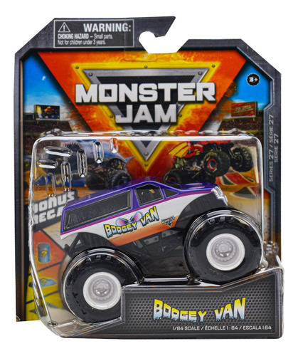 Monster Jam Boogey Van Escala 1:64 Serie 27 Spin Master