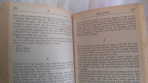 It La Cosa O Eso - Novela Terror En Original De Stephen King (Usado)