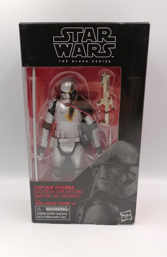Star Wars The Black Series Captain Phasma Quicksilver Baton