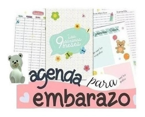 Kit Imprimible Agenda De Embarazo