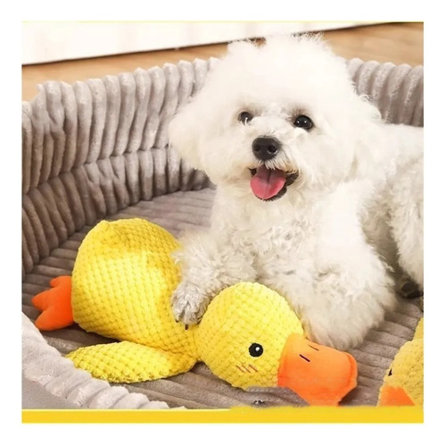 2pcs Juguete Chirriante Para Perro De Peluche Pato Masticar
