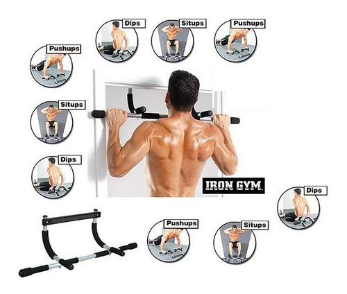 Barra Porta Fixa Mista Paralela Academia Musculação Crossfit