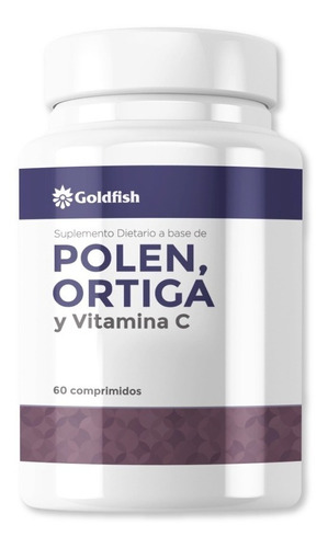 Imagen 1 de 4 de Polen, Ortiga + Vitamina C - Goldfish X 60 Caps.