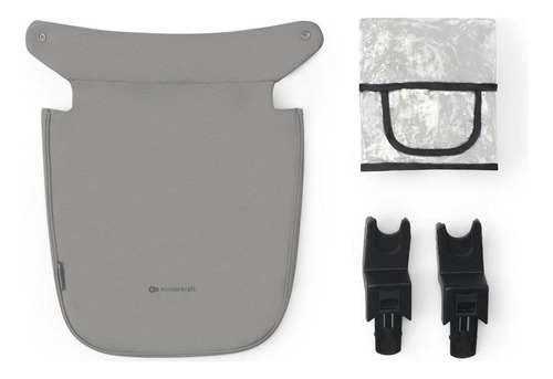 Coche Travel System Newly 3en1 Gris + Base Isofix