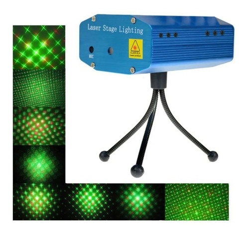 Laser Lluvia Audioritmico Multipunto Luces Dj Fiestas