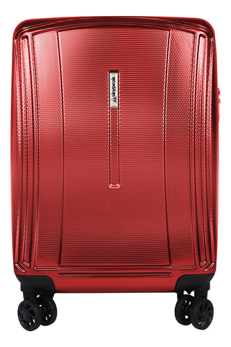 Maleta Skypeak Ocean 28'' Rígida Con Candado Tsa Rojo Rojo Liso