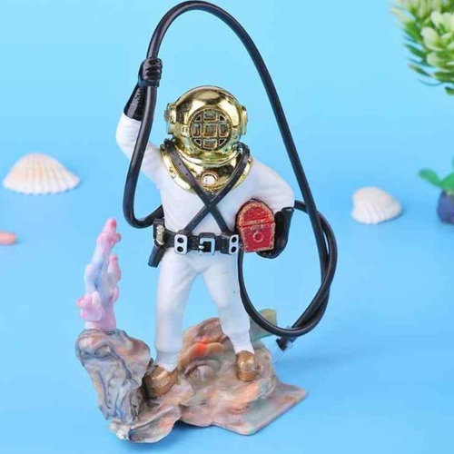 Decoración Buzo Para Acuario Pecera Y A