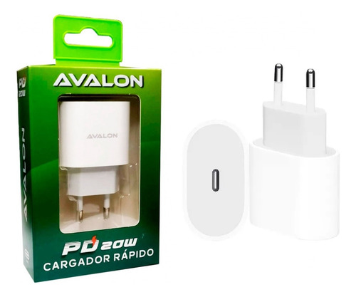 Ficha Cargador 20w Usb-c, Carga Rápida Para Samsung iPhone 