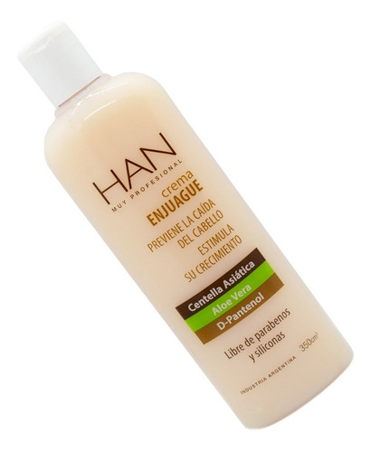 Imagen 2 de 2 de Han Crema Enjuague Anti Caída Acondicionador Aloe Vera 350ml