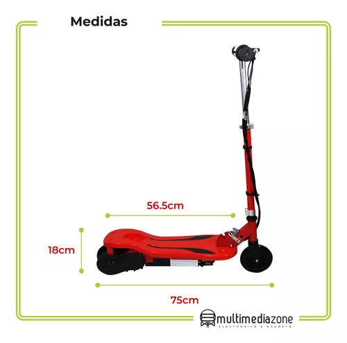 Patinete Electrónico Plegable 3 Ruedas Canyon Rojo Ninco