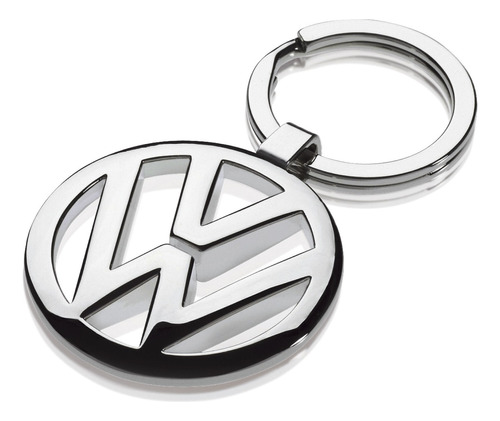 Llavero Volkswagen Metalico Logo Cromado