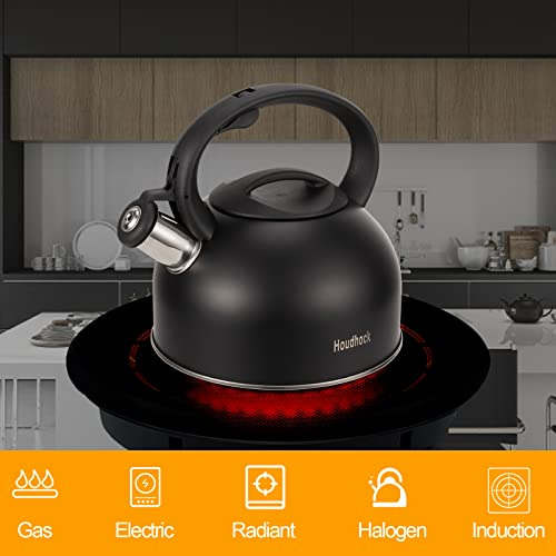 Tetera De 2.5 Litros Con Mango Ergonómico De Acero Inoxidabl
