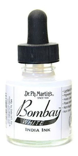 Dr. Ph. Martin's Bombay India Ink Botella De Tinta, 1.0 Oz, 