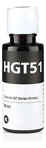 Refil De Tinta Compatível Hp Gt 5820 Gt51xl - Black