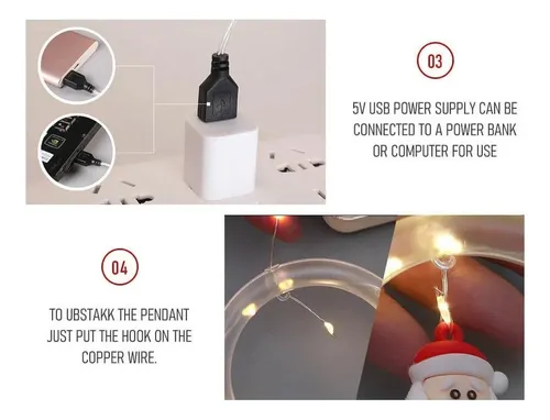 Navideñas De Ventana 3d Novedad Luces Colgantes Navidad Luce