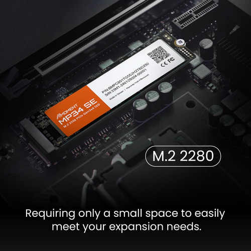 Unidad De Estado Sólido Mmoment Mp34 Se 1tb Nvme M.2 2280 Pa
