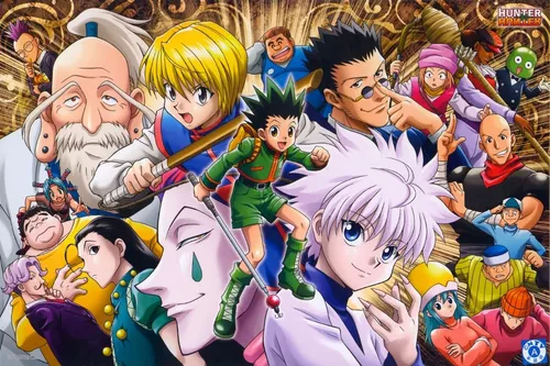 Papel De Parede Adesivo Anime Mangá Hunter X Hunter Lavável