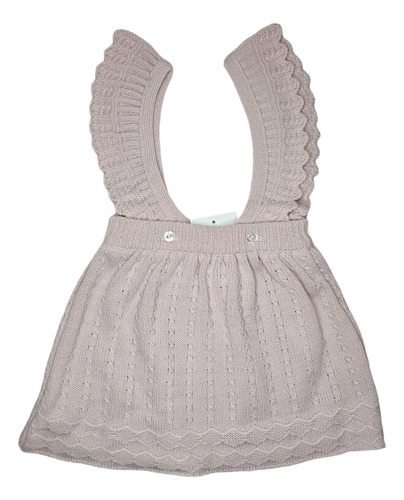 Falda Bebe Algodón Invierno Niña Rosado