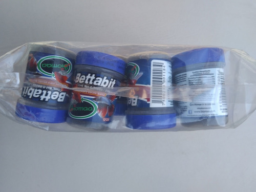 Imagen 3 de 4 de Lote 16 Alimento Bettabit 25g Biomaa Q125 Bolitas Pez Betta